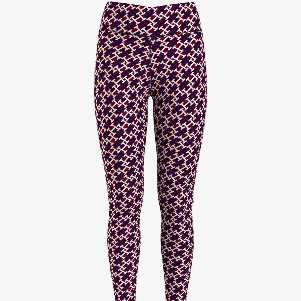 Tommy Hilfiger Sport Full-Length Monogram Leggings size L